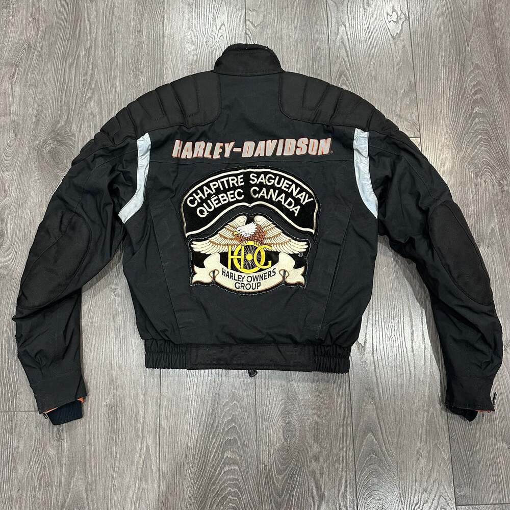 Harley-Davidson FXRG Functional Riding Gear Nylon Jacket Quebec Canada - Size S